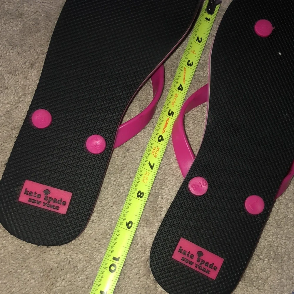 Kate‎ Spade Floral Flip Flops Women’s Size 9 10 •READ